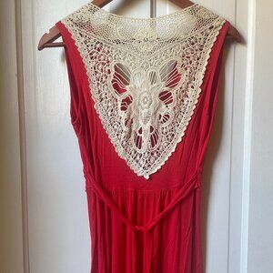 Scarlet Red Maxi Dress
